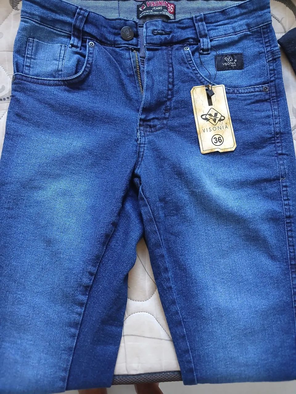 Calça jeans nova 36 - Foto 3