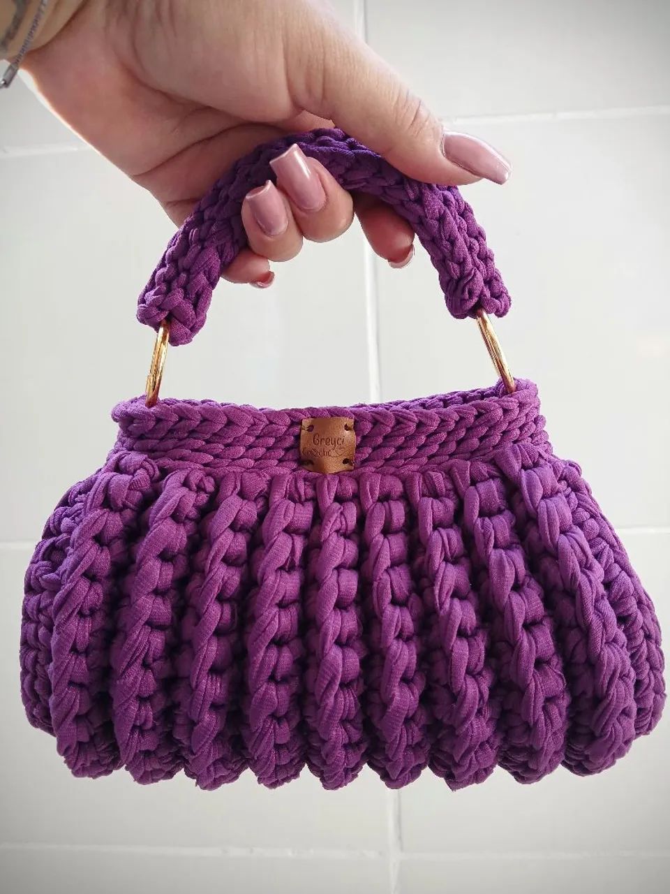Bolsa de crochê  - Foto 3