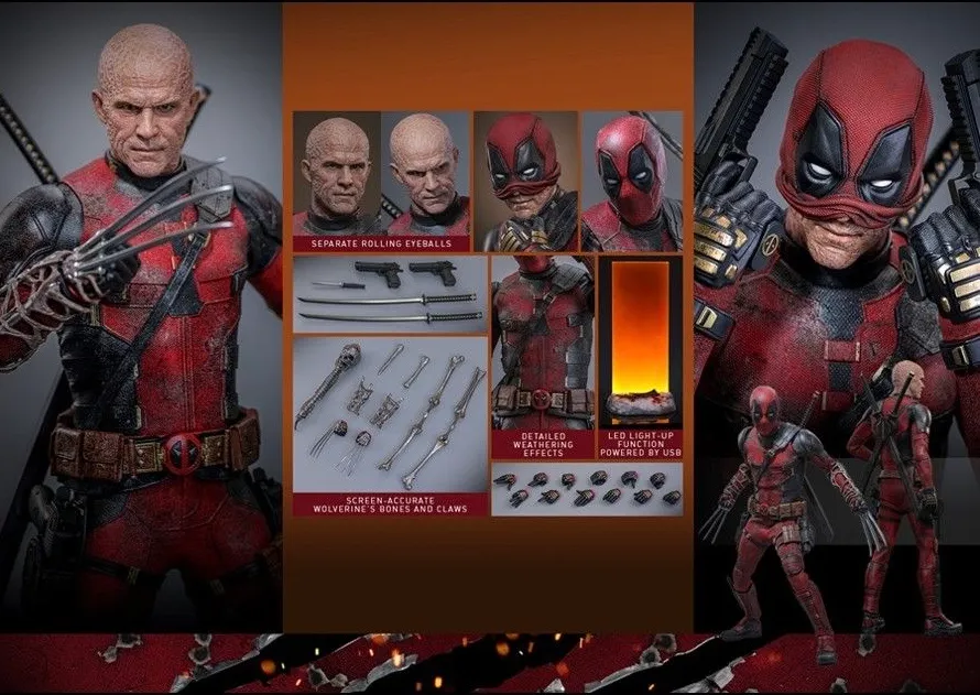 Hot Toys MMS746 Deadpool ( wolverine) - Hobbies e coleções - Monte