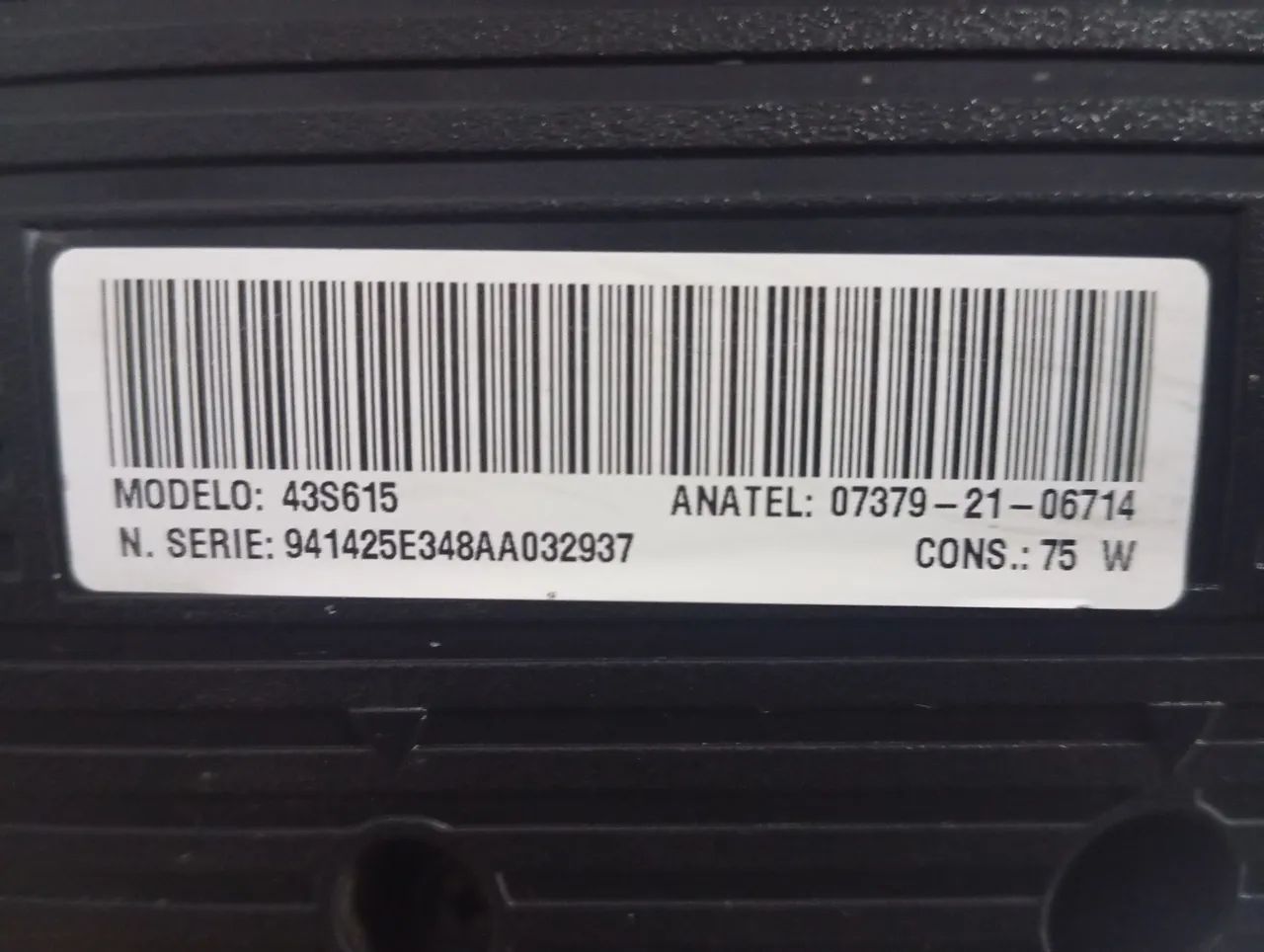 TV TCL 43" 43S615 Full HD Android - Com Defeito no Display - Completa - Foto 3