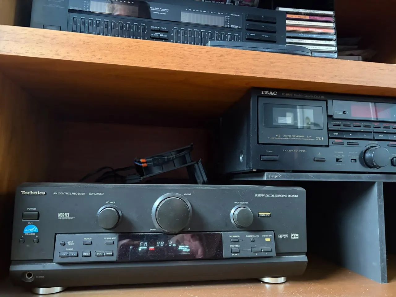 Receiver Technics SA-DX950 + Caixas de Som  - Foto 3