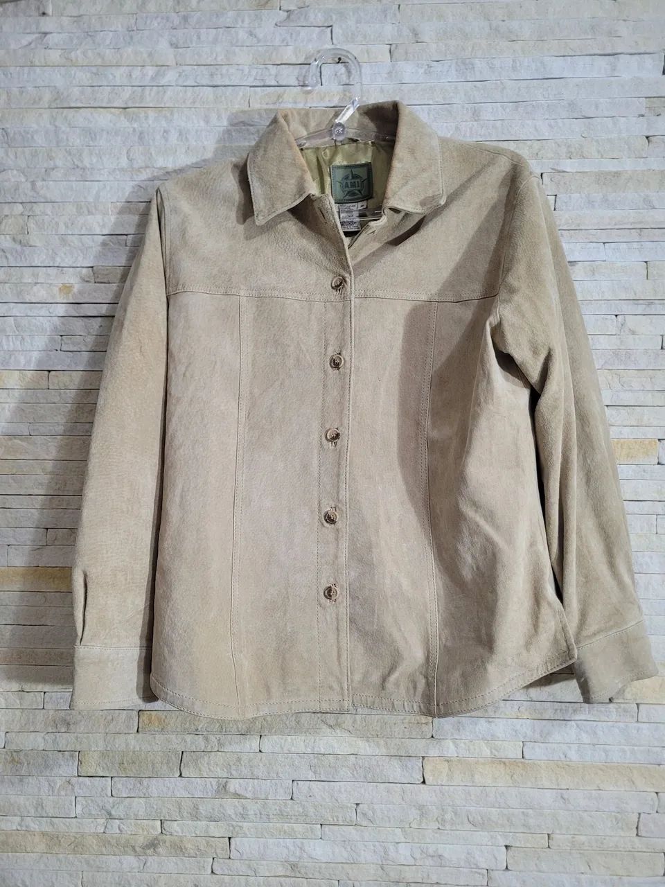 Camisa feminina em camurça legítima  - Foto 3