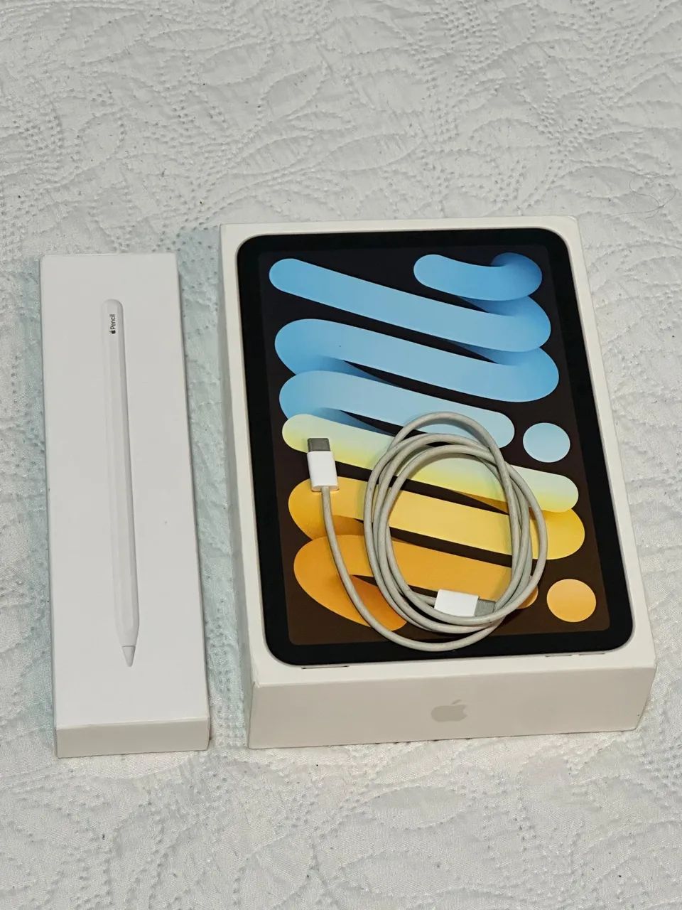 iPad Mini 6 + Apple Pencil 2 Original na Caixa - Celulares e