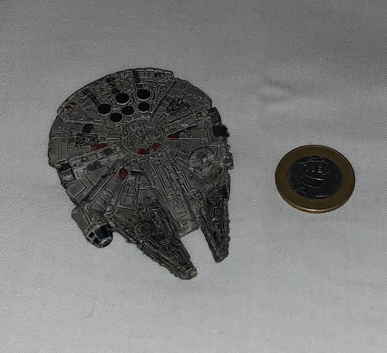Star Wars Nave Millenium Falcon Miniatura Die Cast  - Foto 2