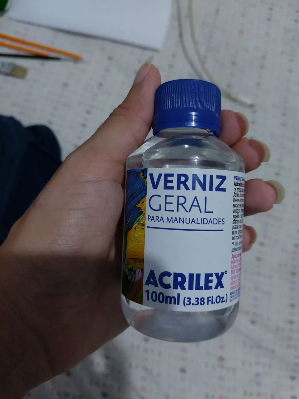 Verniz geral Acrilex lacrado