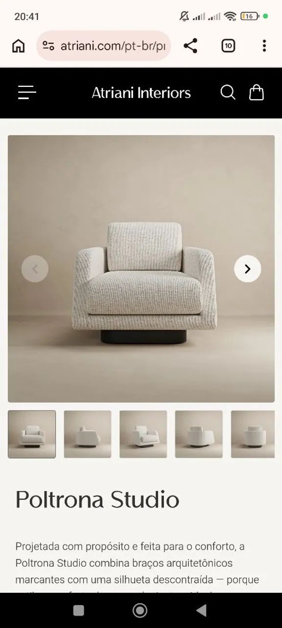 Poltrona giratória - aceito negociação  - Foto 2