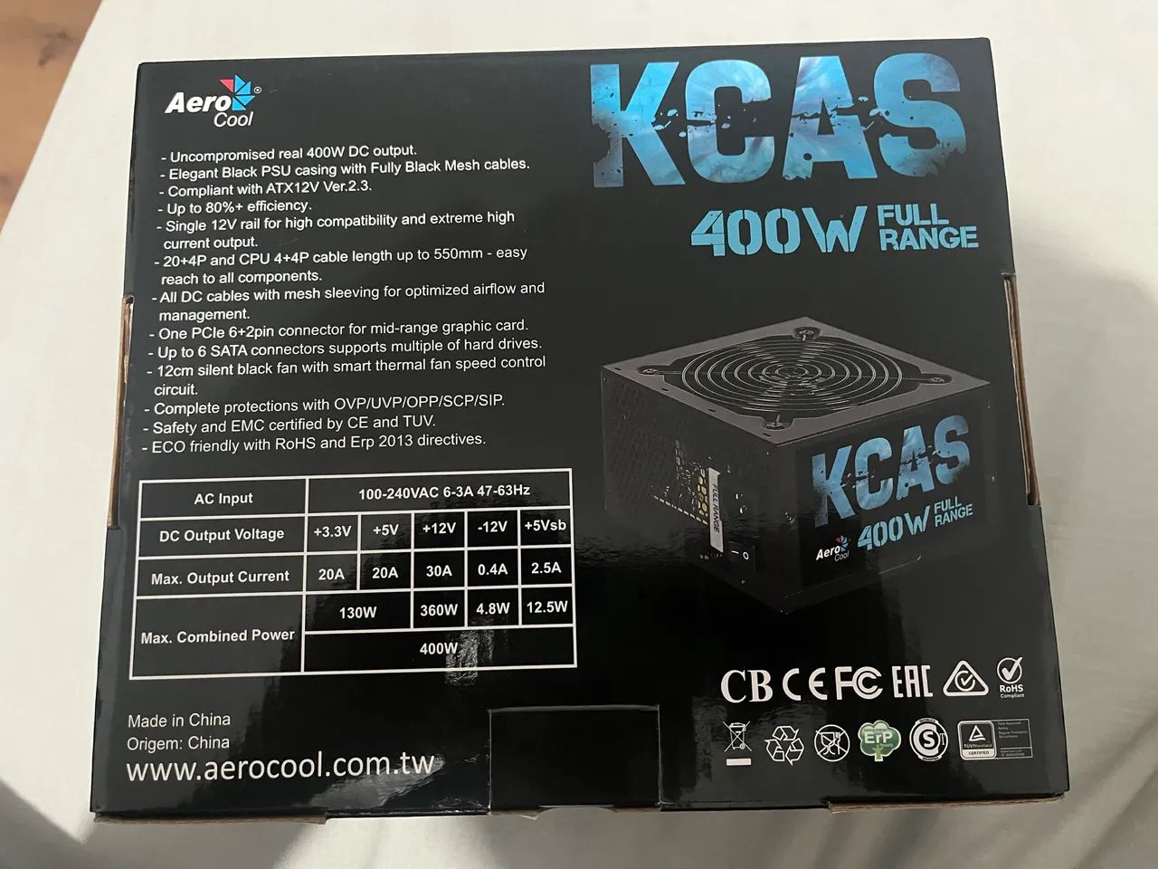 Fonte KCAS 400w 80 Plus  - Foto 3