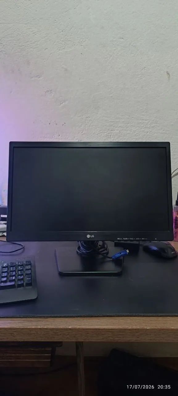 Monitor Lg 20 Polegadas Led Funcionando Perfeitamente VGA/HDMI  - Foto 2