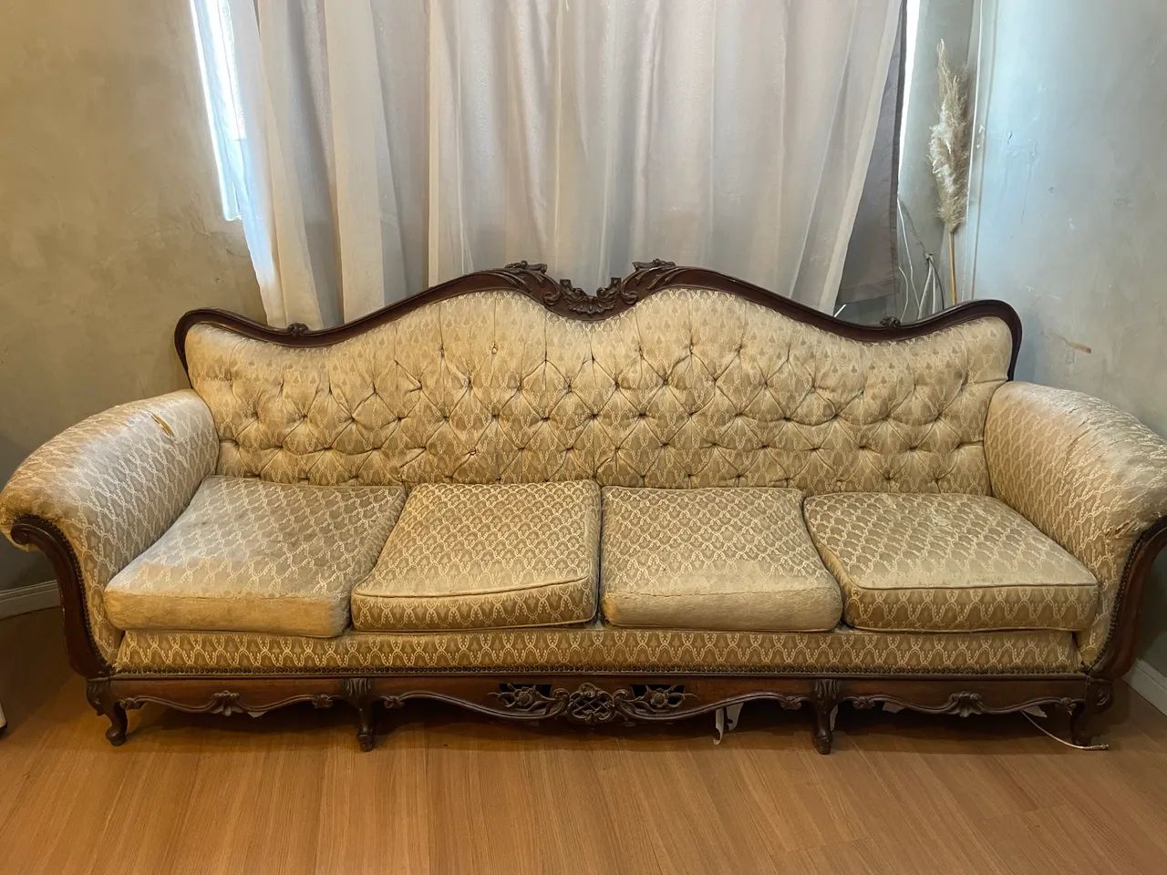 Sofá retrô antigo  - Foto 4