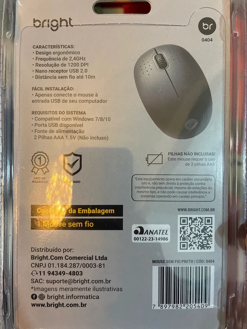 Mouse sem fio Bright - Foto 2