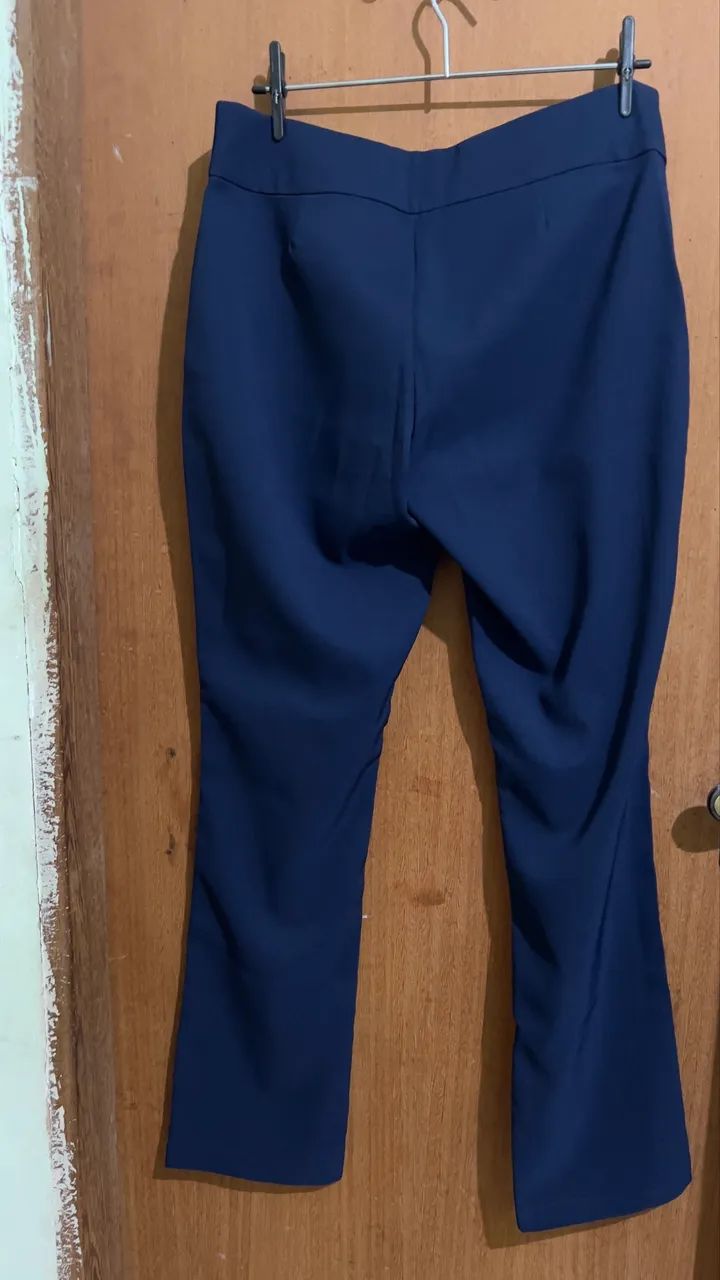 Cal ça social - Azul marinho  - Foto 2