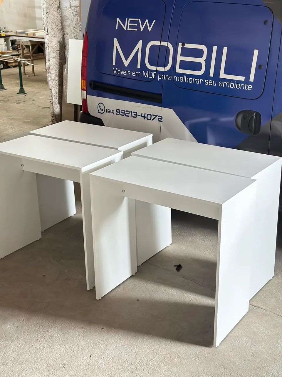 MESA DE ESCRITÓRIO, QUARTO OU MULTIUSO DE MDF A PRONTA ENTREGA - Foto 3