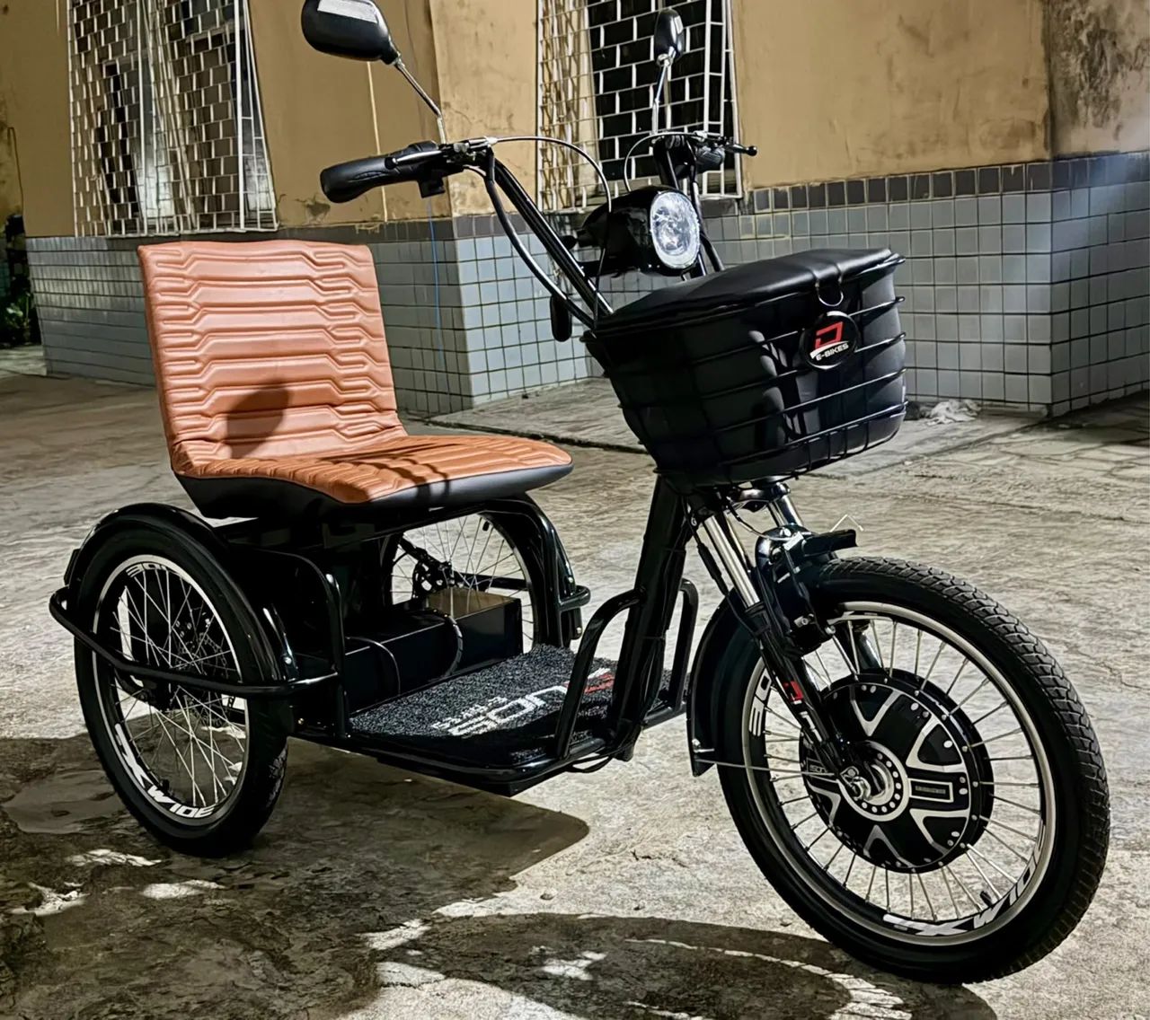 Triciclo Elétrico Duos Fox 800W - Novo Zero - Foto 4