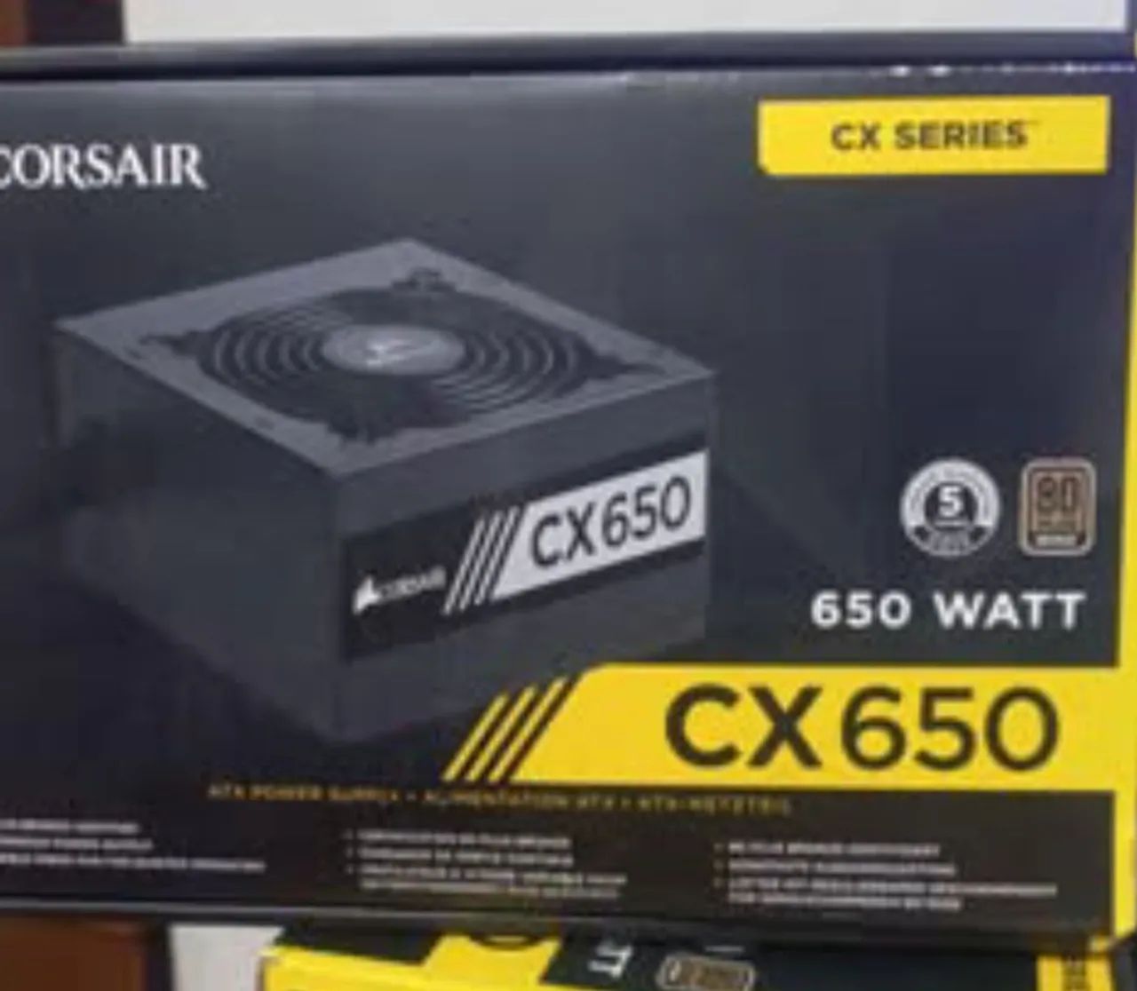 FONTE CORSAIR CX650 80 PLUS BRONZE
