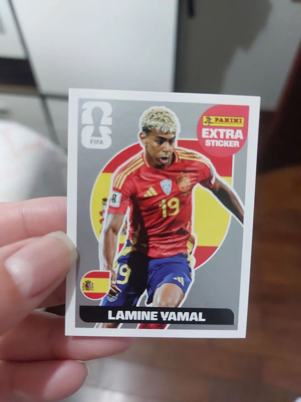 Figurinha legend LAMINE YAMAL prata. - Foto 2