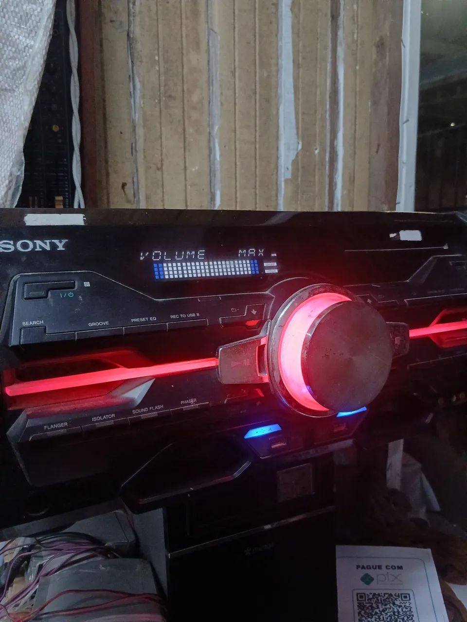 Micro system Sony funcionando R$500