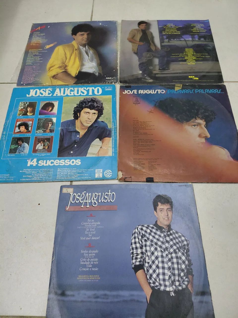 Disco vinil lote 5lp José augusto - Foto 2