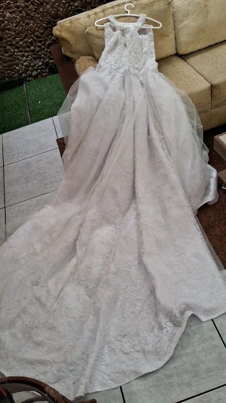 Vestido de noiva modelo princesa - Foto 4