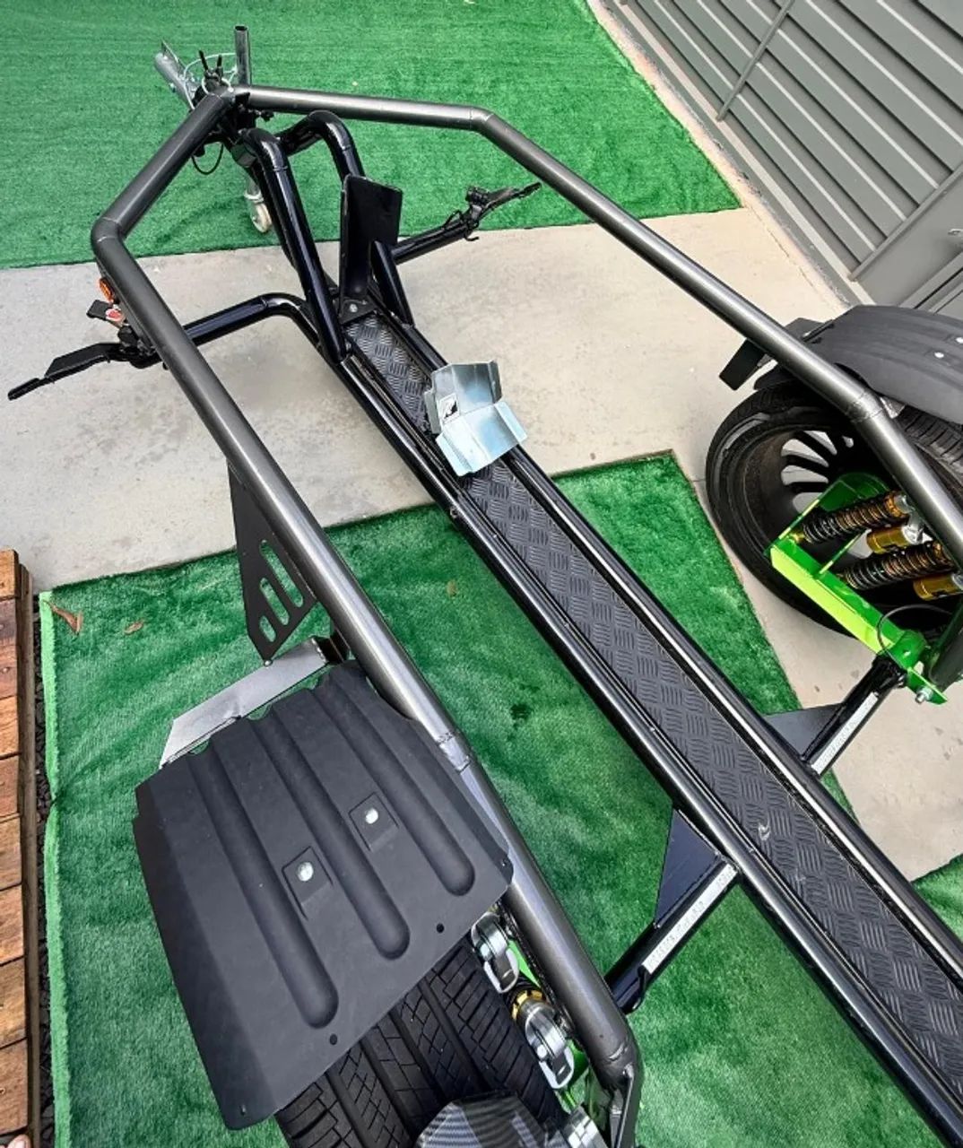 Carretinha basculante TOP!!! (reboque) para moto - Foto 2