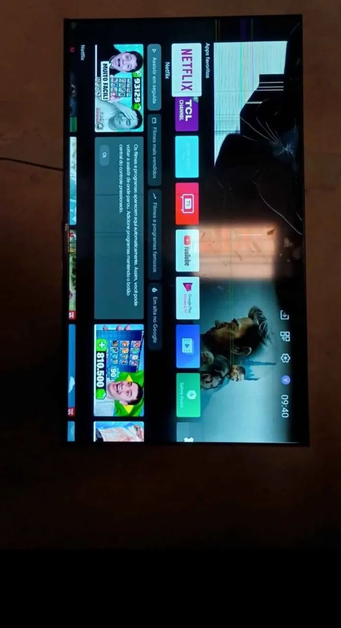 Tv tcl 32 polegadas, tudo funcionando mais com um defeito na tela  - Foto 3