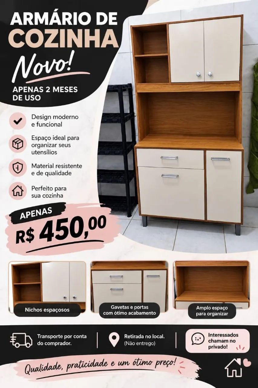 Armário de Cozinha - Foto 2