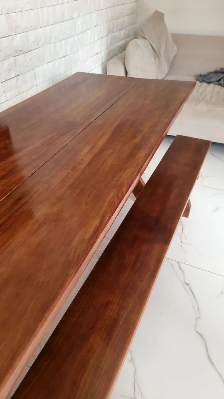 Mesa de madeira maciça  - Foto 2