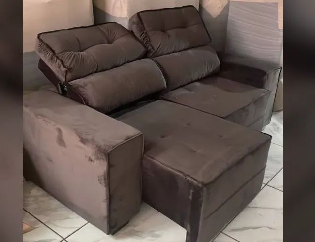 Sofá direto de fábrica, variedade de modelos e tamanhos, trabalhamos com material Suede,