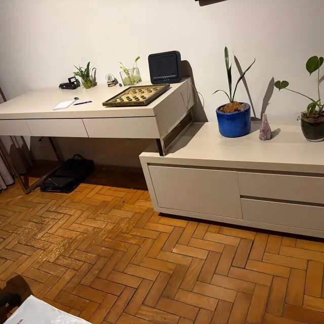 Bancada de marfim com seis gavetas - Foto 2