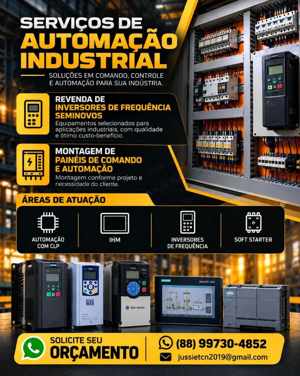 Técnico de automação industrial 
