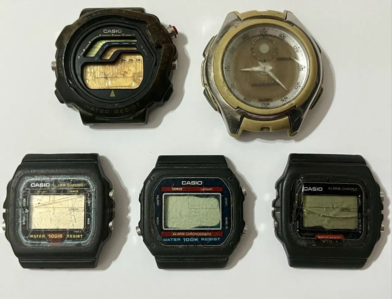 Lote de sucatas de relógios Casio antigos  - Foto 3