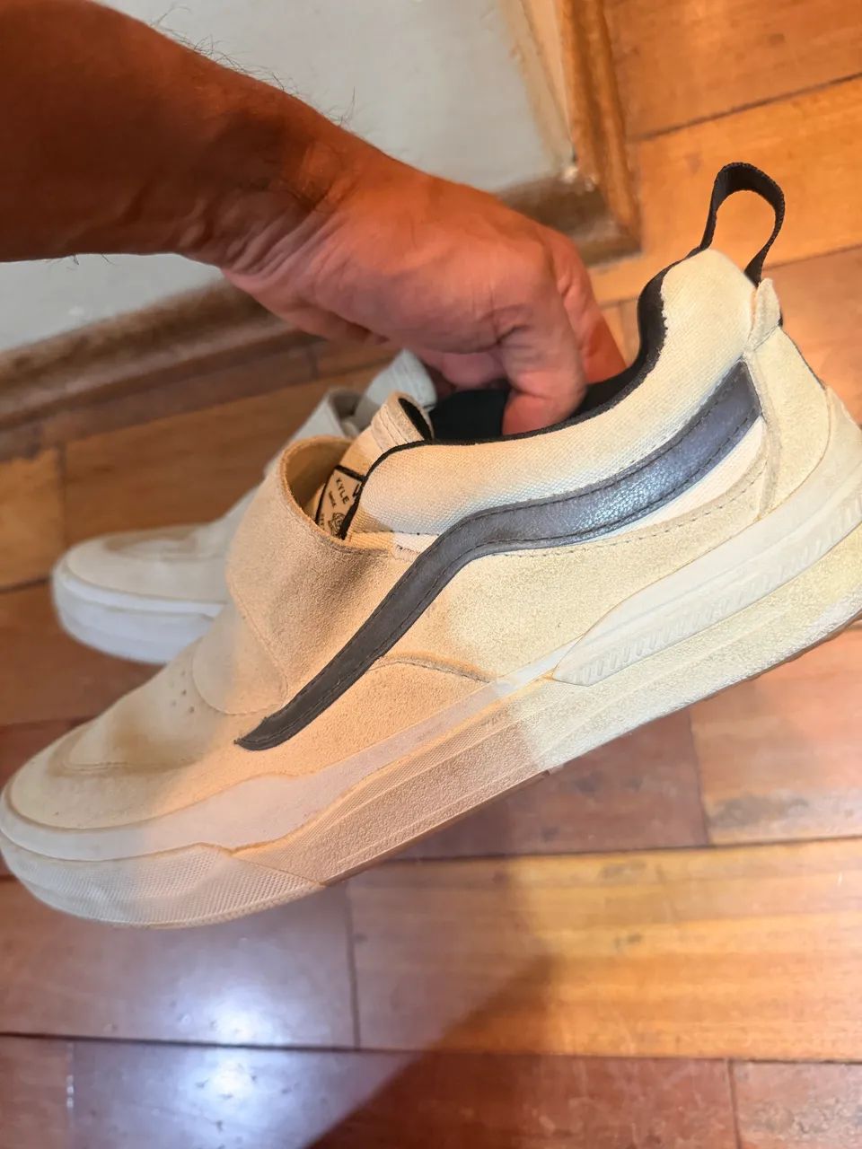 tênis vans kyle walker pro 2 bege 43 - Foto 2