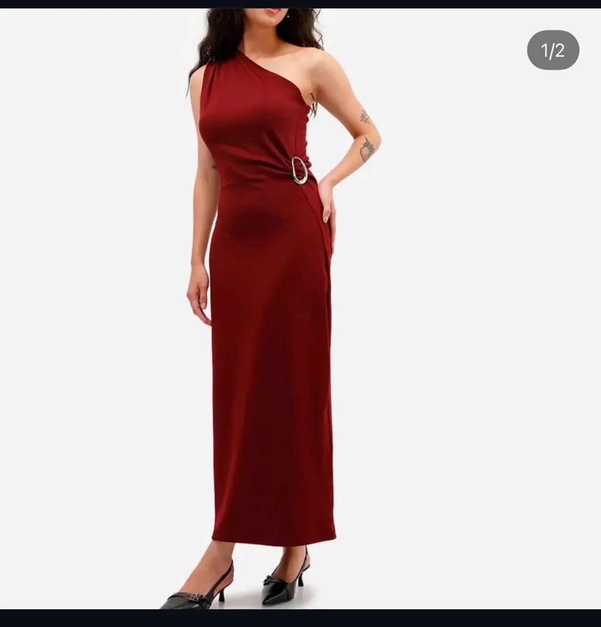 Vestido vinho 