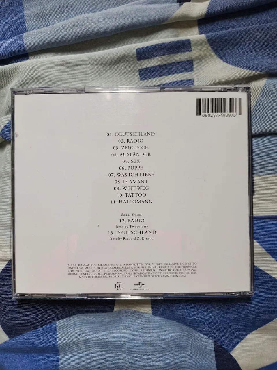 CD Rammstein 2019 - Foto 2