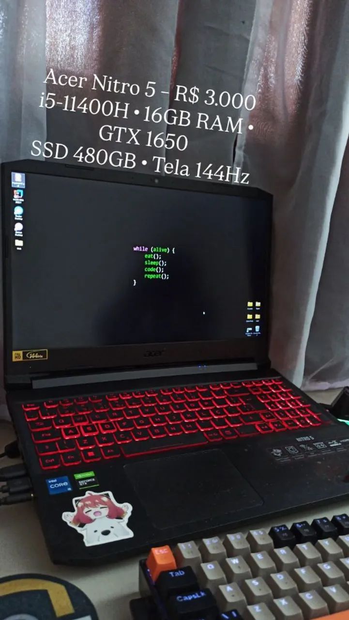 Notebook Gamer - Acer Nitro 5 AN515-57
