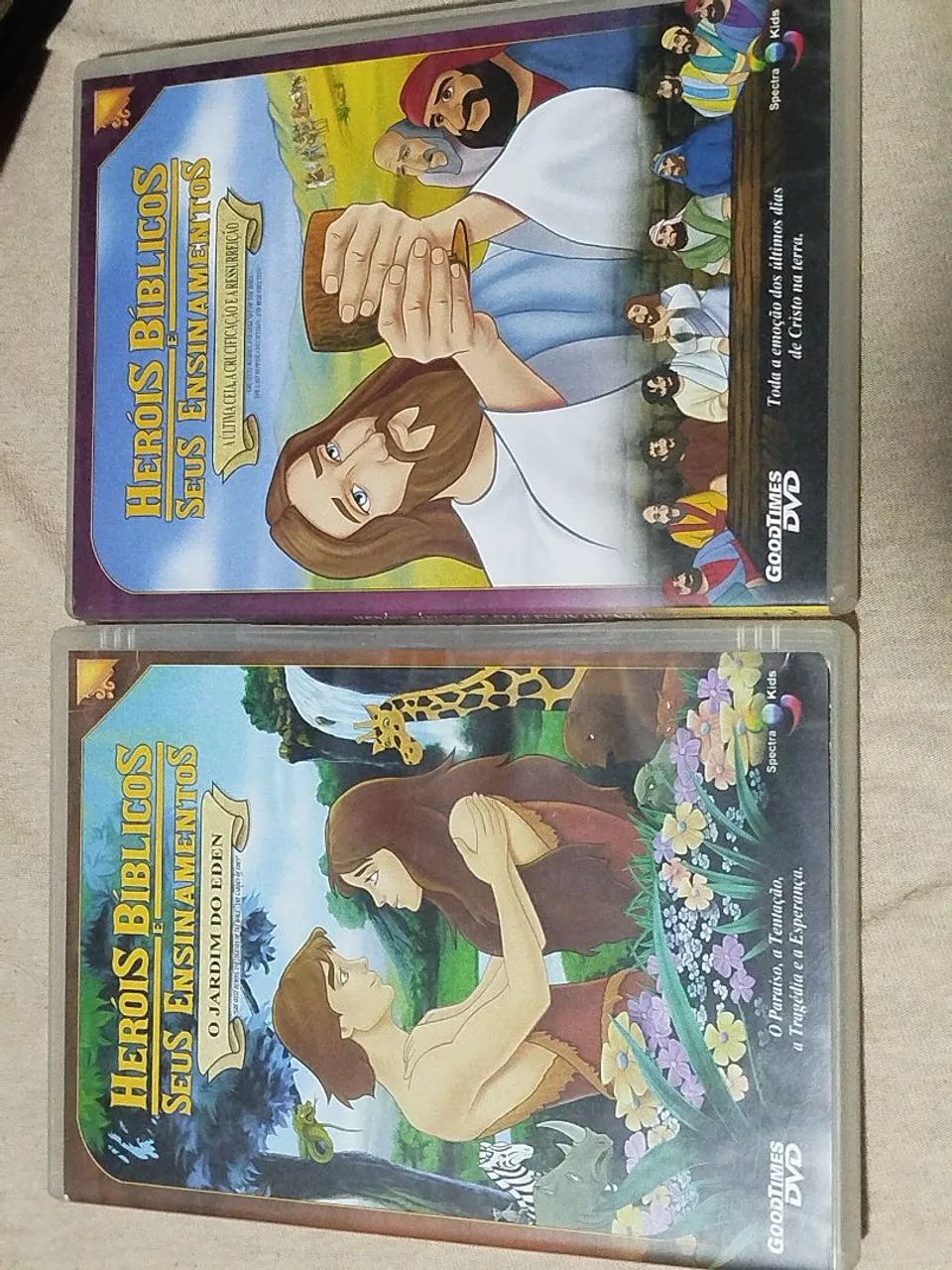 2 DVDS : Heróis bíblicos e seus ensinamentos DVD 1: Adão e Eva , DVD 2: Ressurreição  - Foto 2