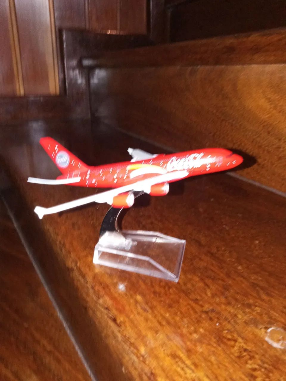 AVIÃO DA COCA-COLA DE METAL COM 15CM DE COMP. - Foto 3