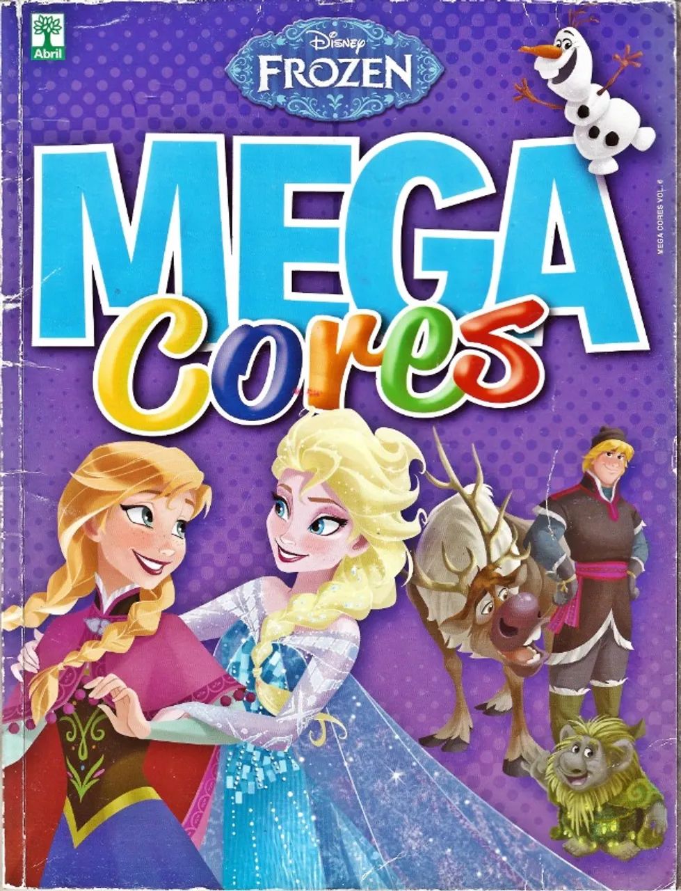 Frozen Mega Cores* Vol. 6 (Abril) [2017] - frete incluso. - Livros