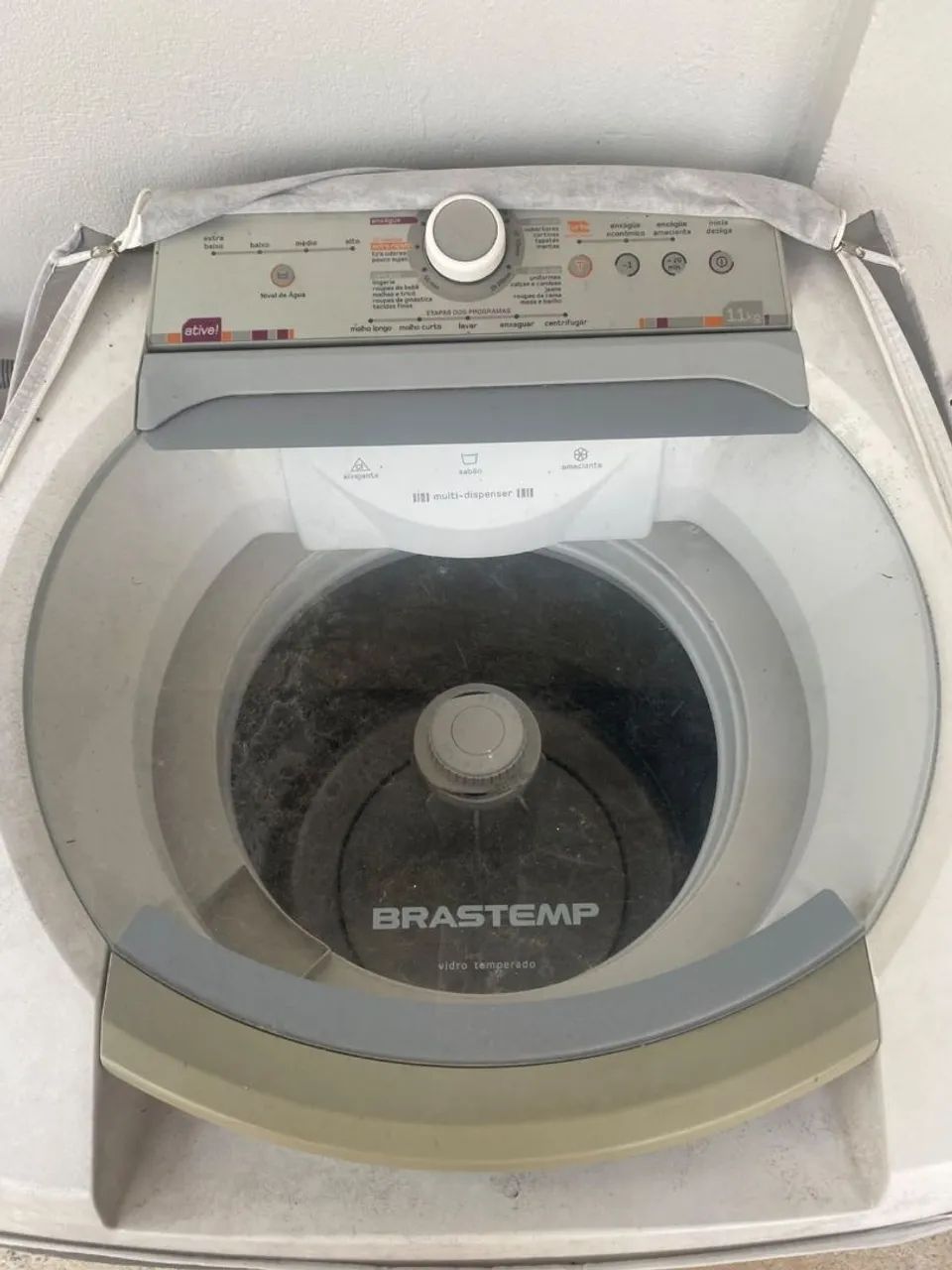 LAVA-ROUPAS BRASTEMP ATIVE! 11KG - USADA - Foto 2