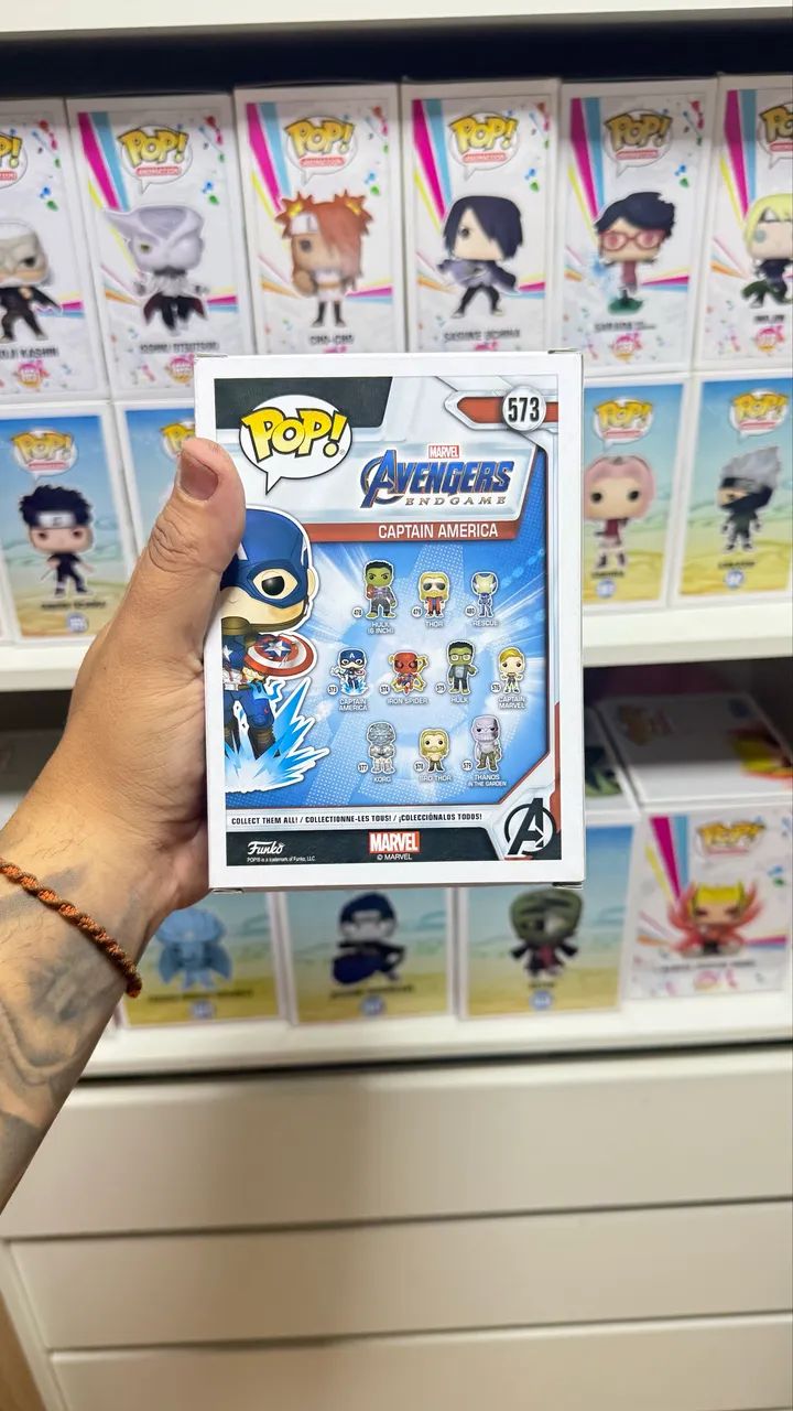 FUNKO POP MARVEL AVENGERS ENDGAME - CAPTAIN AMERICA 573 - Foto 3