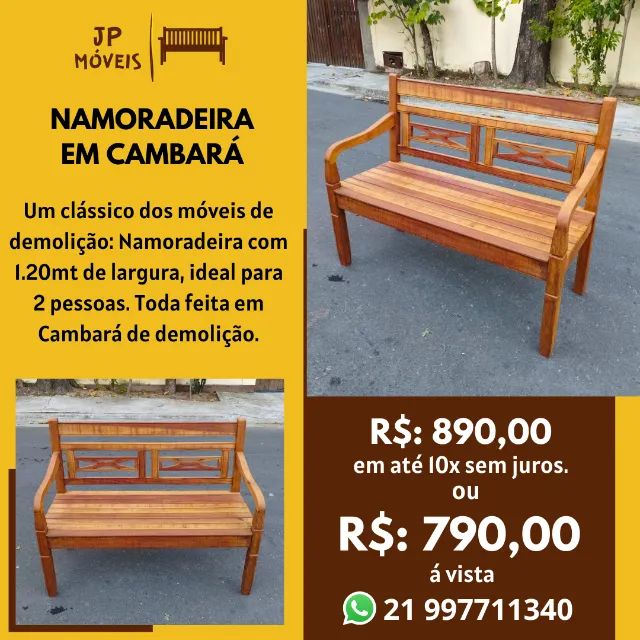 Namoradeira em cambará.