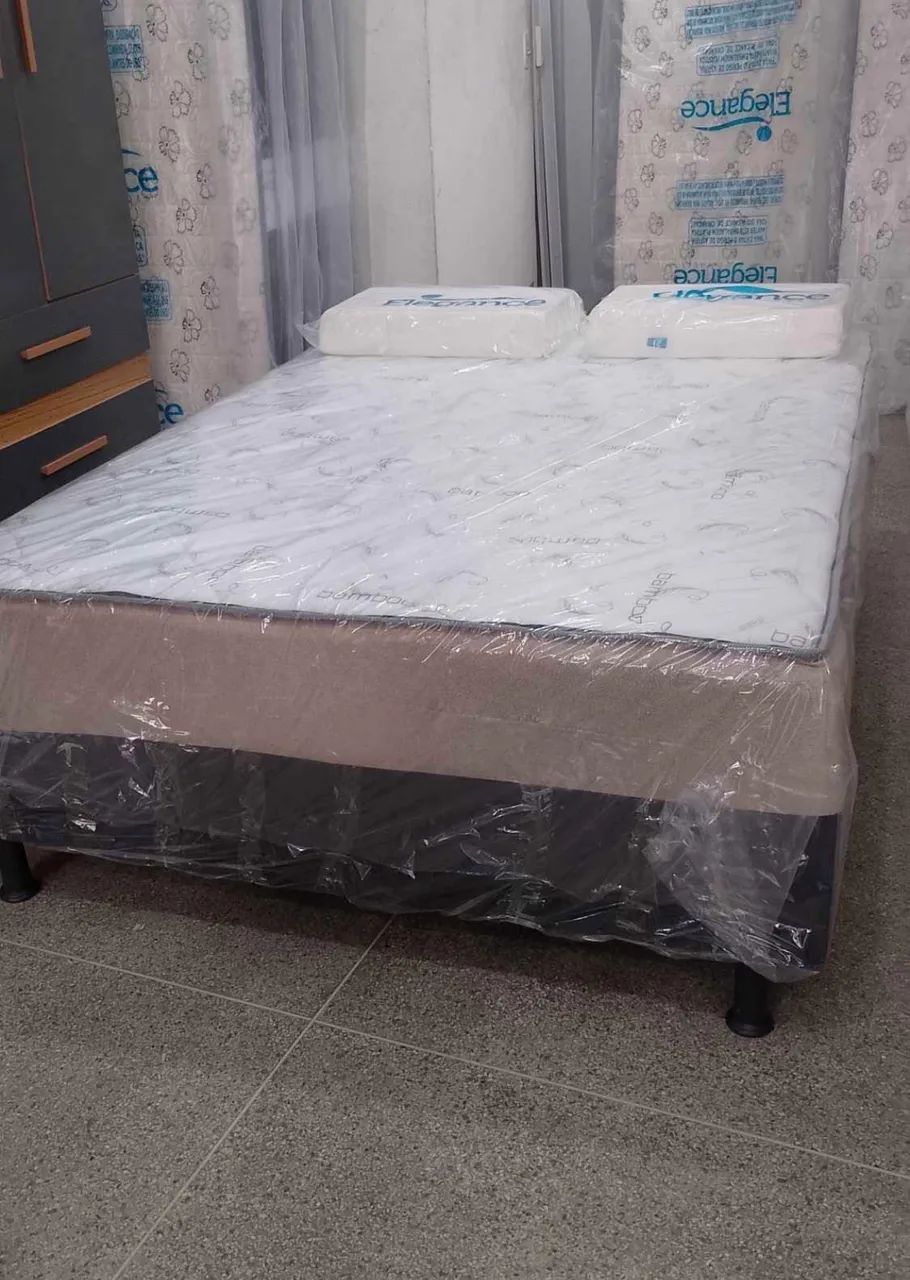 Cama box casal super luxo 