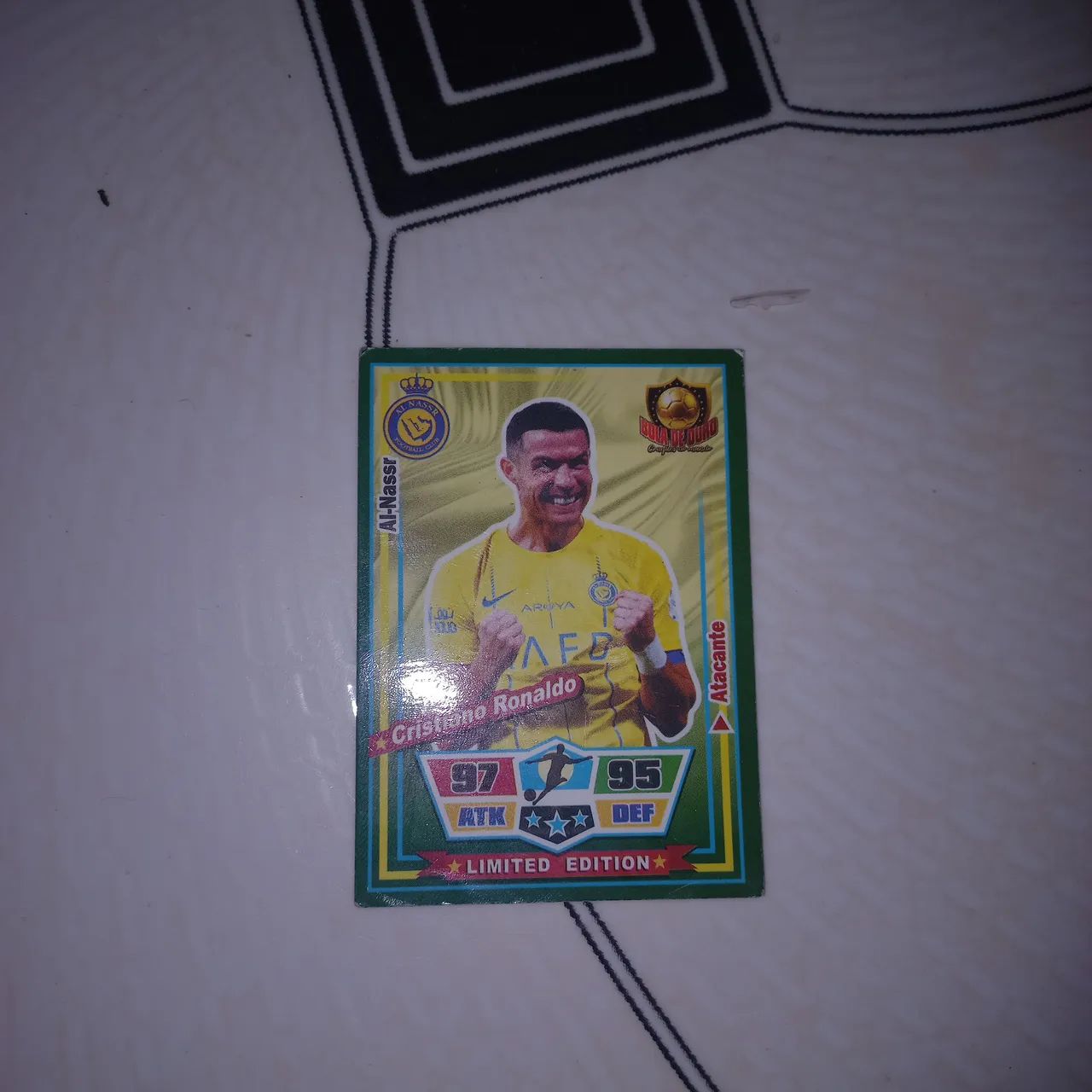 Carta do cristiano ronaldo LIMITED EDITION SUPER CRAQUES!!