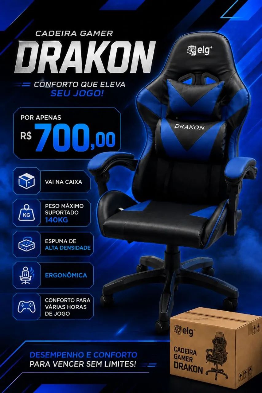 Cadeira Gamer Drakon