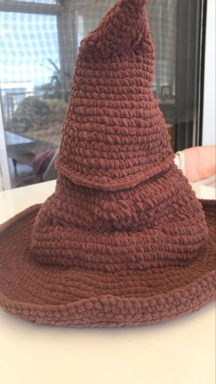 Chapéu Seletor de crochê do Harry Potter