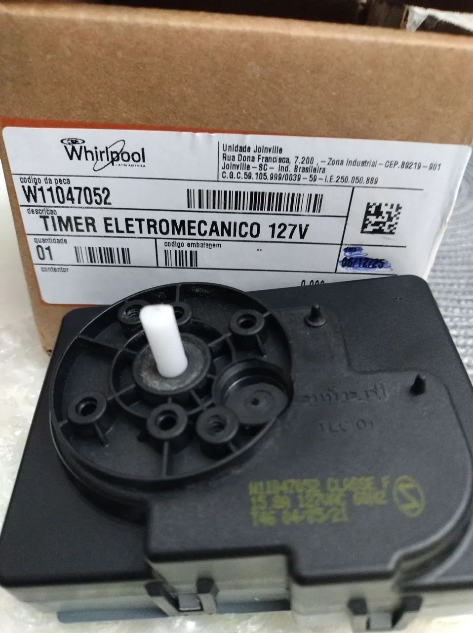 Timer eletromecânico 127v funciona perfeitamente 