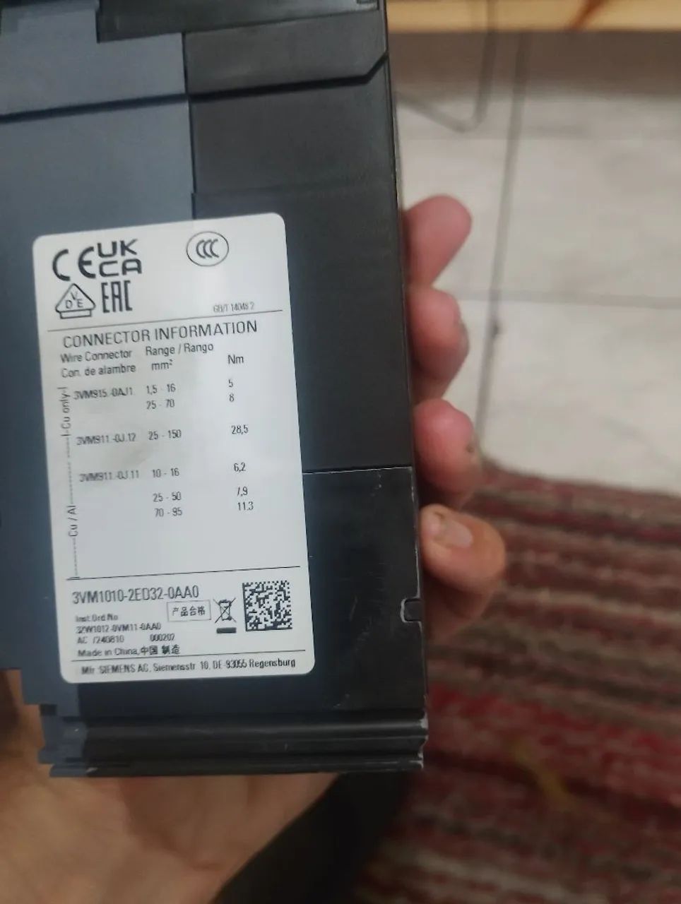 Disjuntor triploar Siemens  - Foto 2