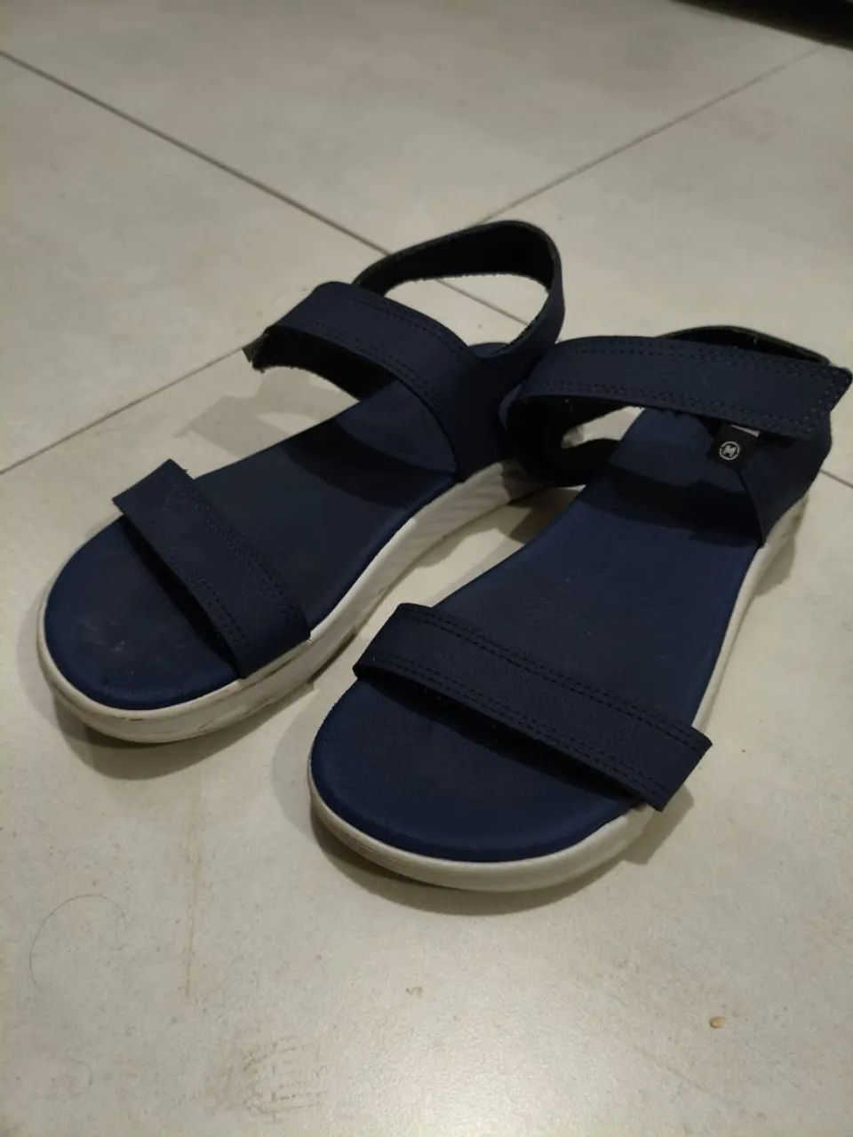 Sandália Molekinho azul 33