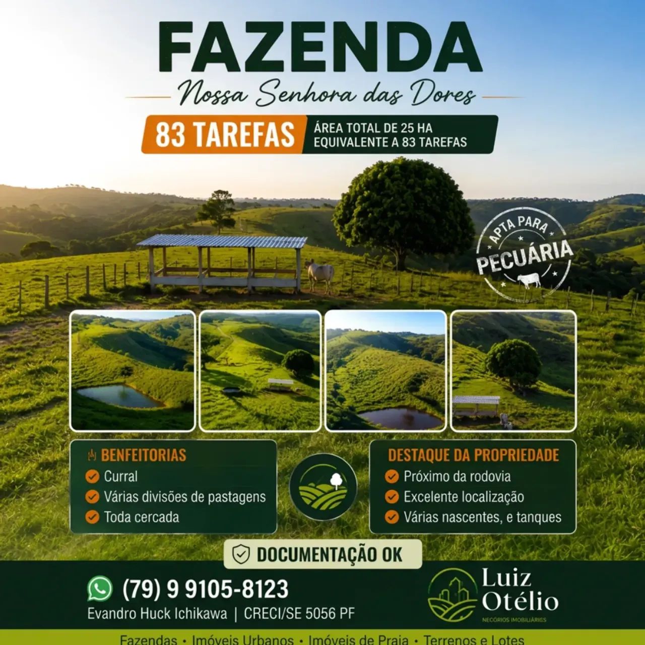 FAZENDA - 83 Tarefas - Nossa Senhora das Dores - Foto 2