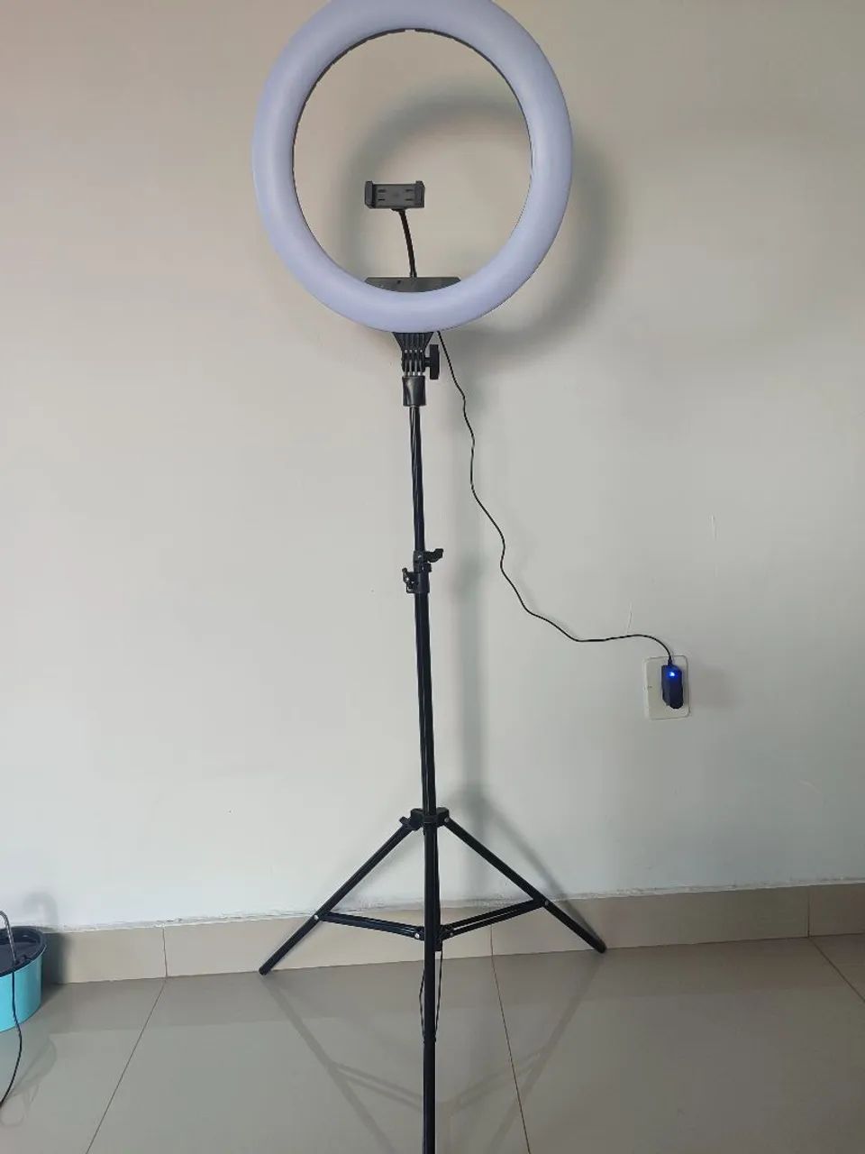 Ring Light Oberon OR-PL18 18" com Tripé - Excelente Estado