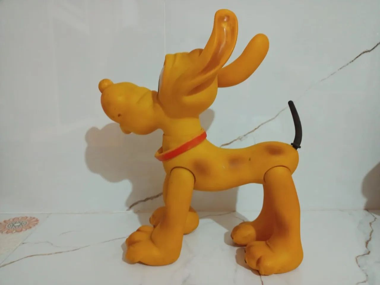 Antigo Cachorro Pluto de borracha Estrela  - Foto 2